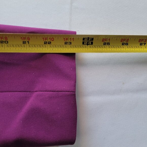 Bar III Women's Plum Compression Faux Double-Breasted Blazer (Size: 2X) - Picture 16 of 16